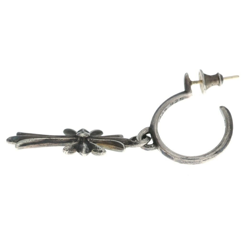 CHROME HEARTS(クロムハーツ) TINY CH CROSS タイニーCHクロス フープピアス シルバー BCA115
