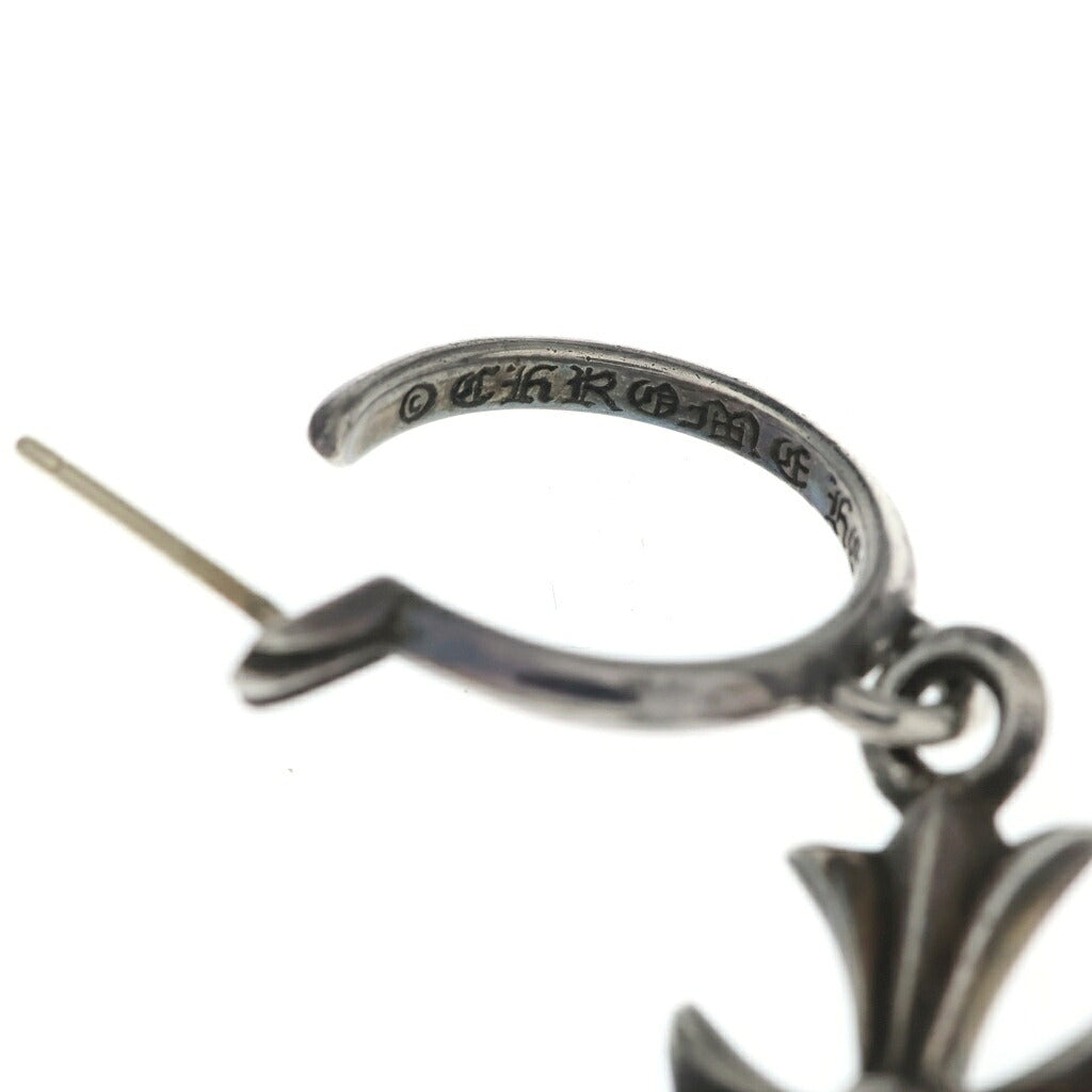 CHROME HEARTS(クロムハーツ) TINY CH CROSS タイニーCHクロス フープピアス シルバー BCA115