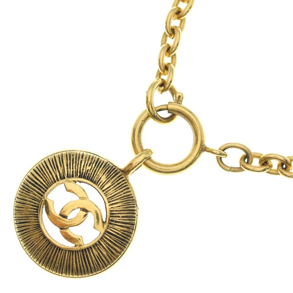 CHANEL(シャネル) ココマーク メダリオン ネックレス ペンダント チェーン ゴールド GP