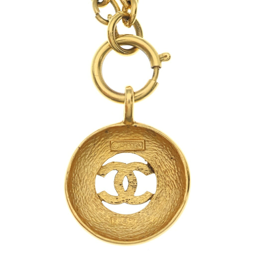 CHANEL(シャネル) ココマーク メダリオン ネックレス ペンダント チェーン ゴールド GP