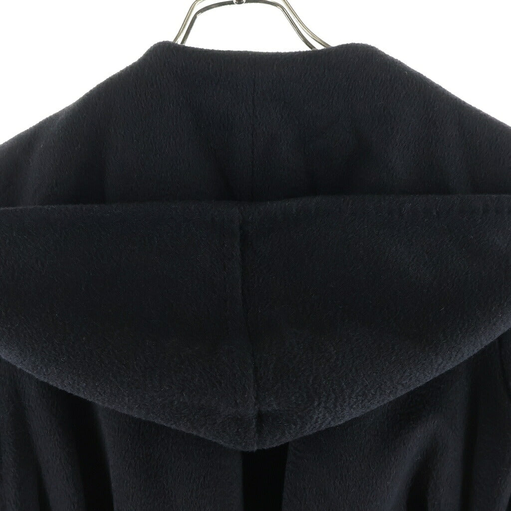 Max Mara(マックスマーラ) RIALTO リアルト キャメル ウール ガウン フーデッド コート ブラック レディース 10861923000