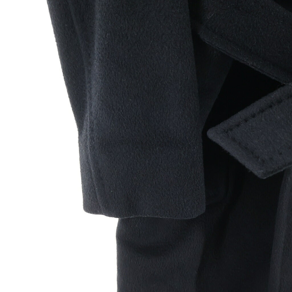 Max Mara(マックスマーラ) RIALTO リアルト キャメル ウール ガウン フーデッド コート ブラック レディース 10861923000