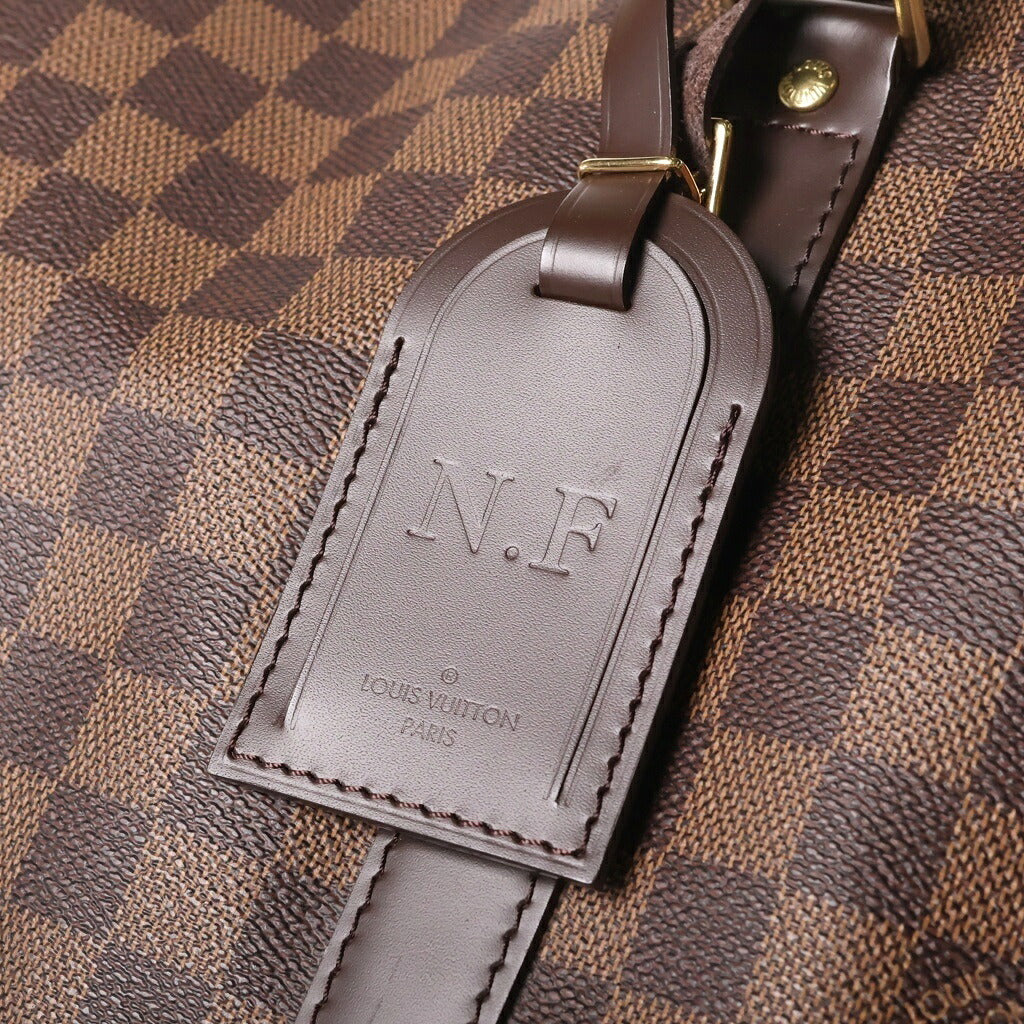 LOUIS VUITTON(ルイヴィトン) キーポル55 バンドリエール ボストンバッグ ショルダーバッグ ハンドバッグ 2way ダミエ PVCレザー ブラウン N41414