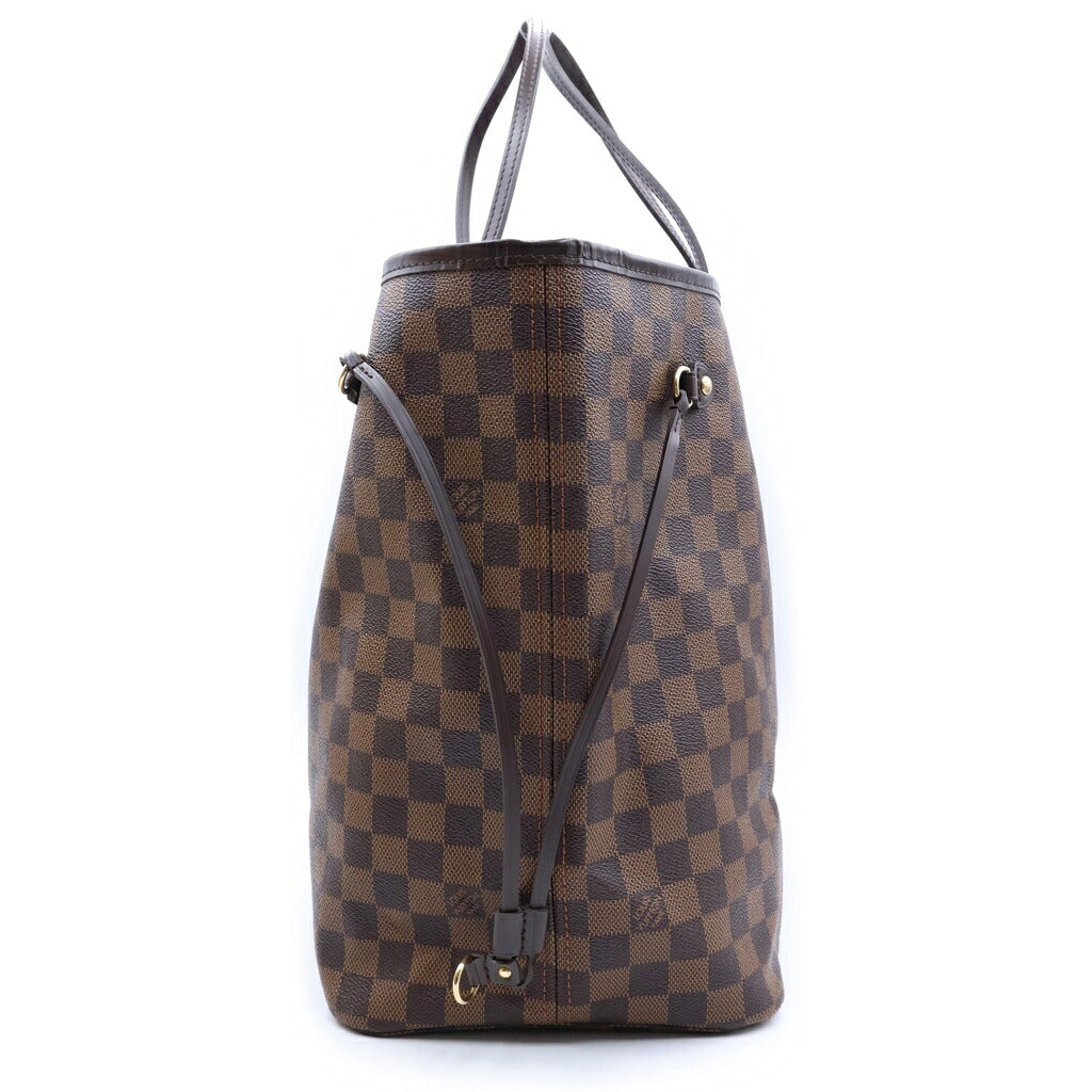 LOUIS VUITTON(ルイヴィトン) ダミエ ネヴァーフルGM ハンドバッグ トートバッグ ブラウン レザー N51106 ゴールド金具