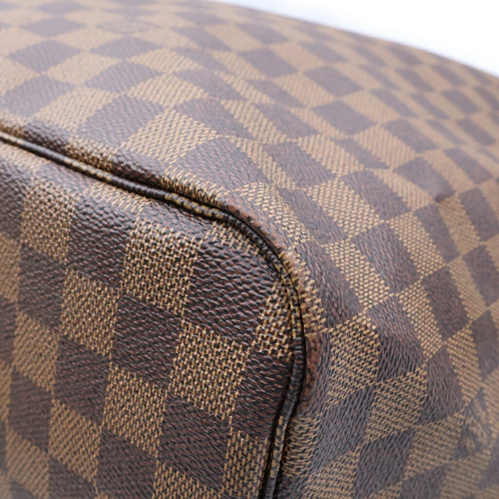 LOUIS VUITTON(ルイヴィトン) ダミエ ネヴァーフルGM ハンドバッグ トートバッグ ブラウン レザー N51106 ゴールド金具