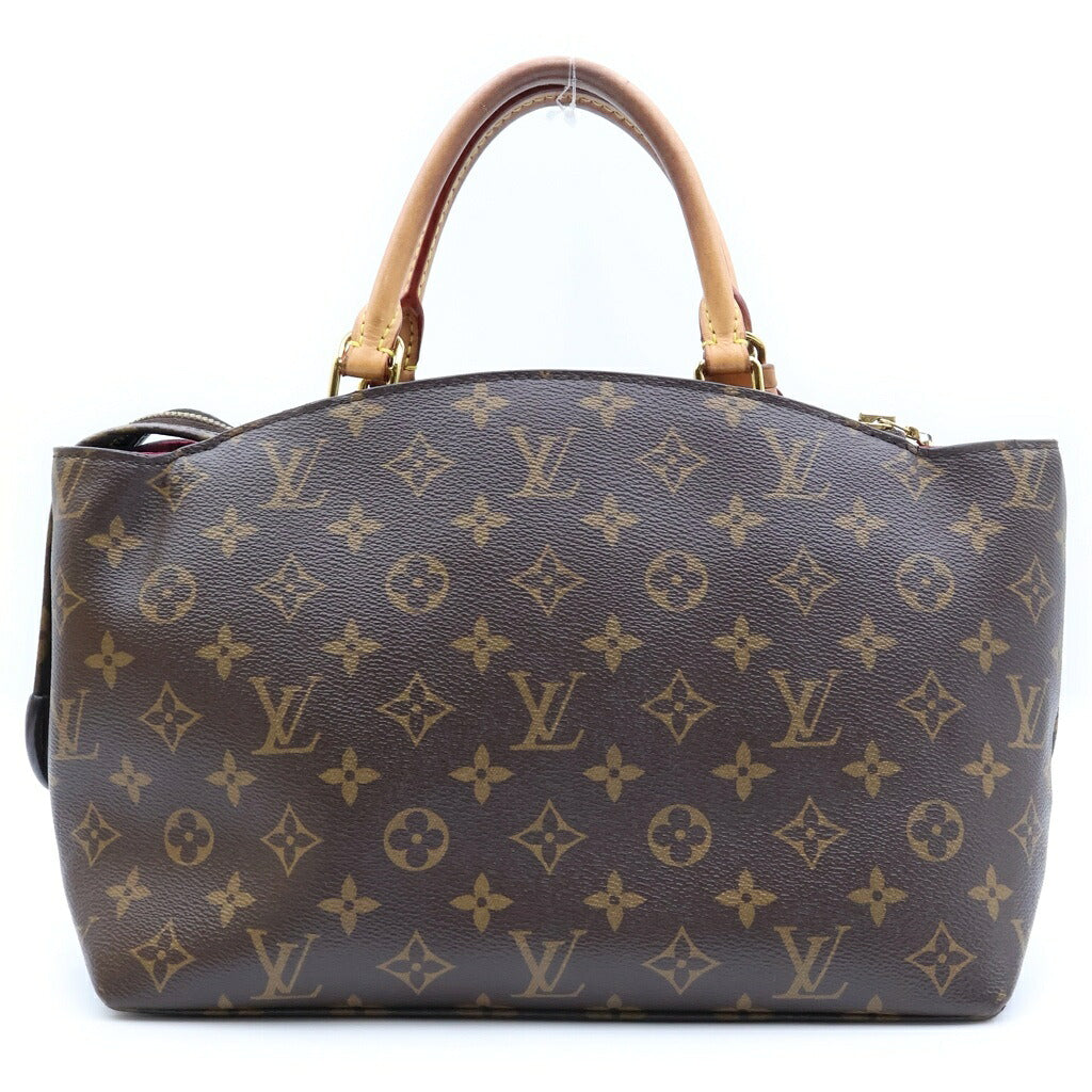 LOUIS VUITTON(ルイヴィトン) モノグラム プティパレPM ハンドバッグ ショルダーバッグ ブラウン レザー×PVC M45900 ゴールド金具