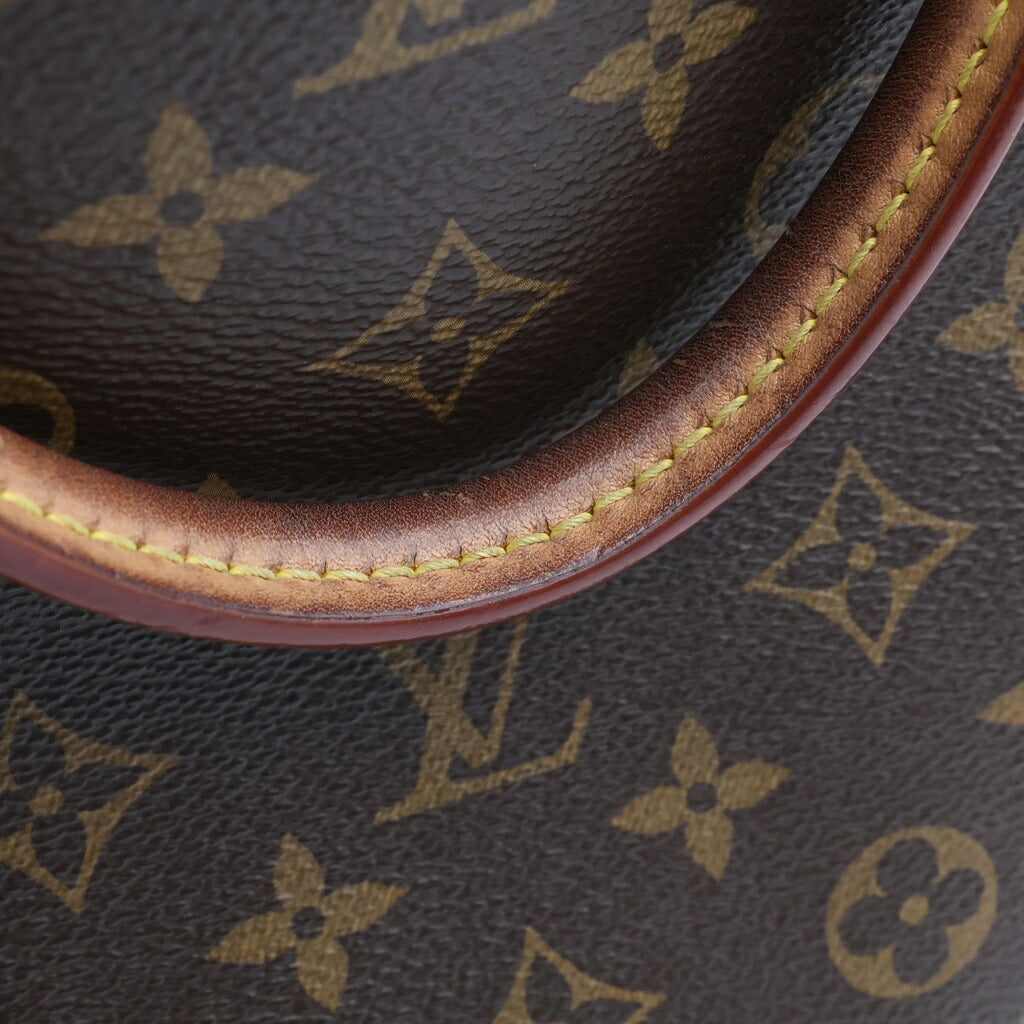 LOUIS VUITTON(ルイヴィトン) モノグラム プティパレPM ハンドバッグ ショルダーバッグ ブラウン レザー×PVC M45900 ゴールド金具