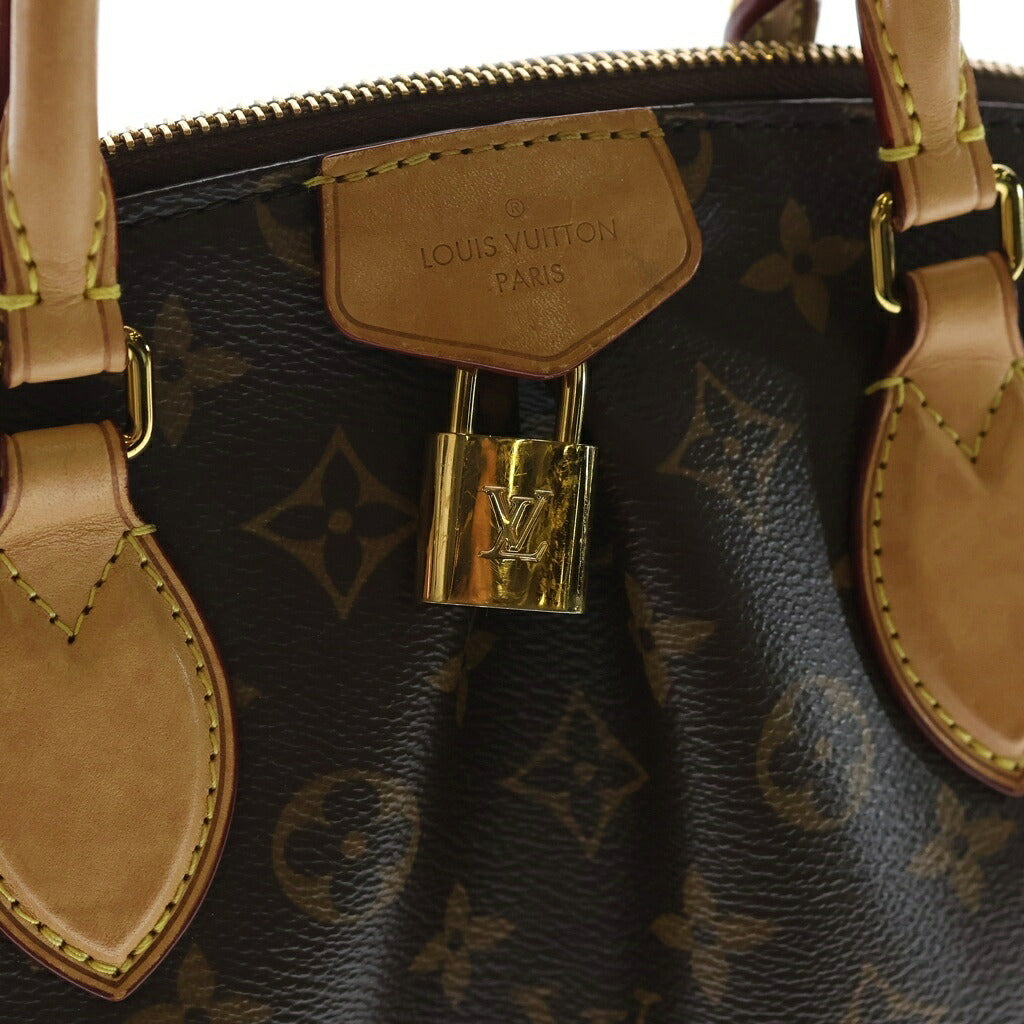 LOUIS VUITTON(ルイヴィトン) モノグラム ボエシNM PM ハンドバッグ ショルダーバッグ 2WAY ブラウン PVC×レザー M45986 ICタイプ