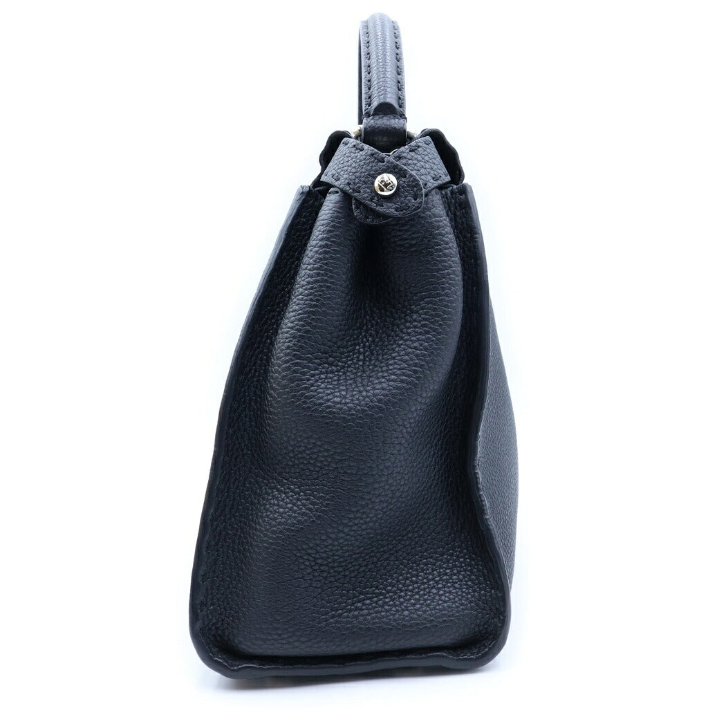 FENDI(フェンディ) ピーカブー セレリア ミディアム 2WAY ショルダーバッグ ハンドバッグ ブラック レザー 8BN290