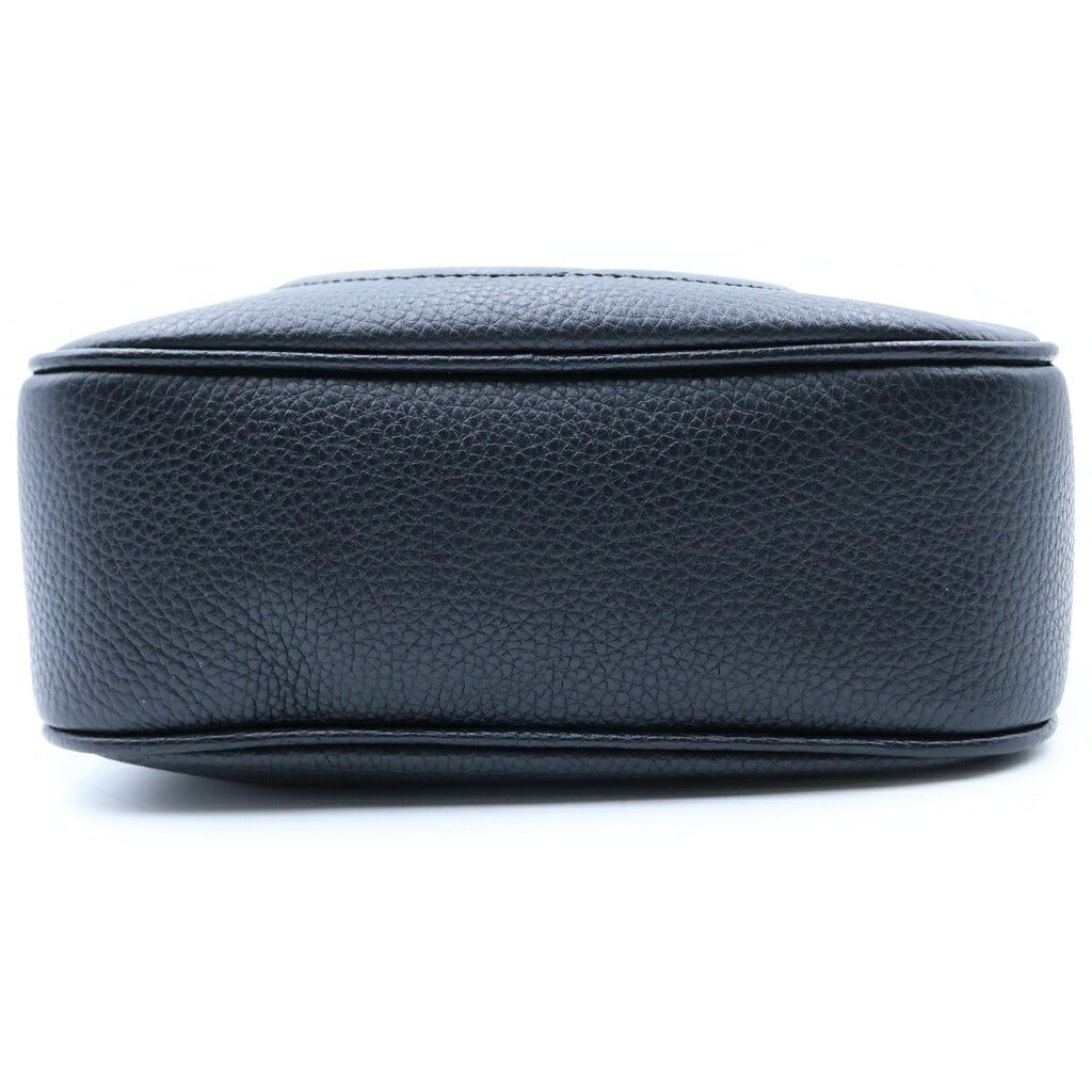 GUCCI(グッチ) ソーホー インターロッキングG スモール ディスコ バッグ ブラック ゴールド金具 722319
