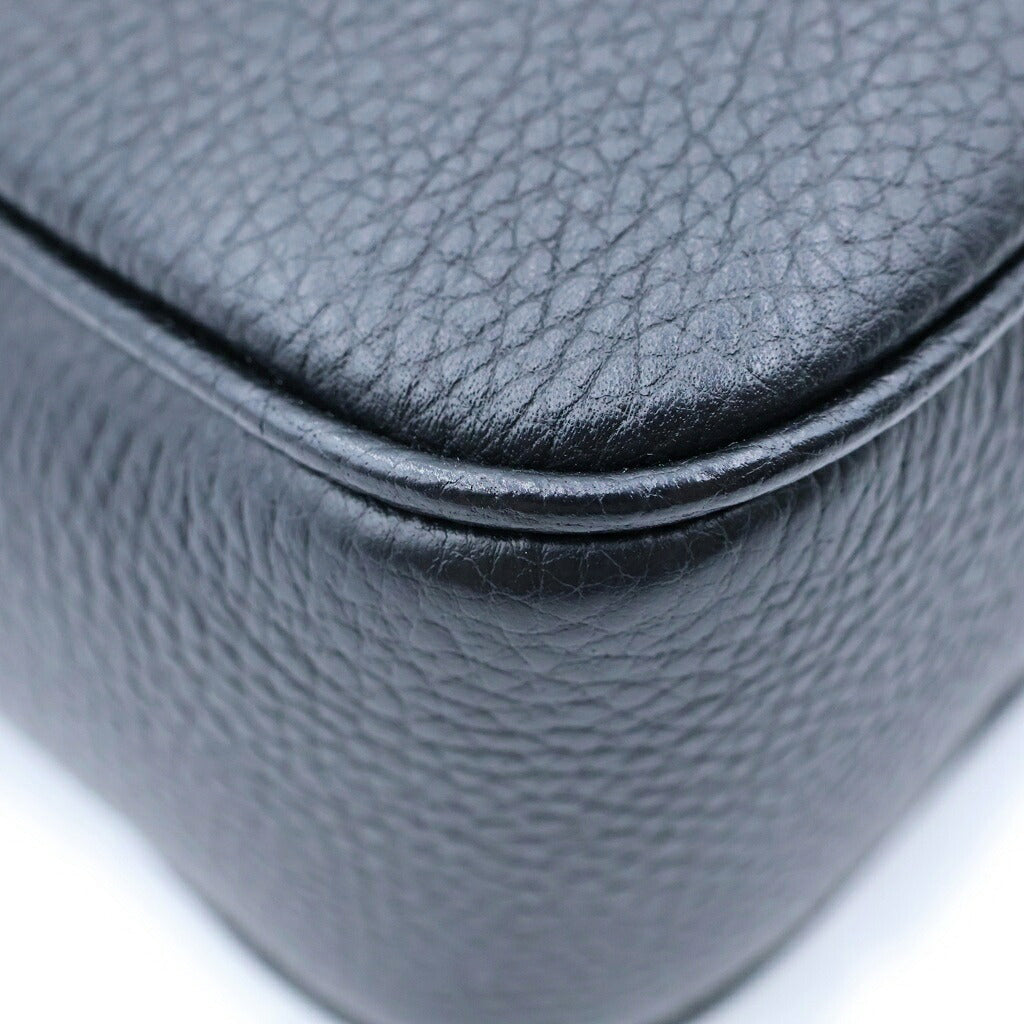 GUCCI(グッチ) ソーホー インターロッキングG スモール ディスコ バッグ ブラック ゴールド金具 722319