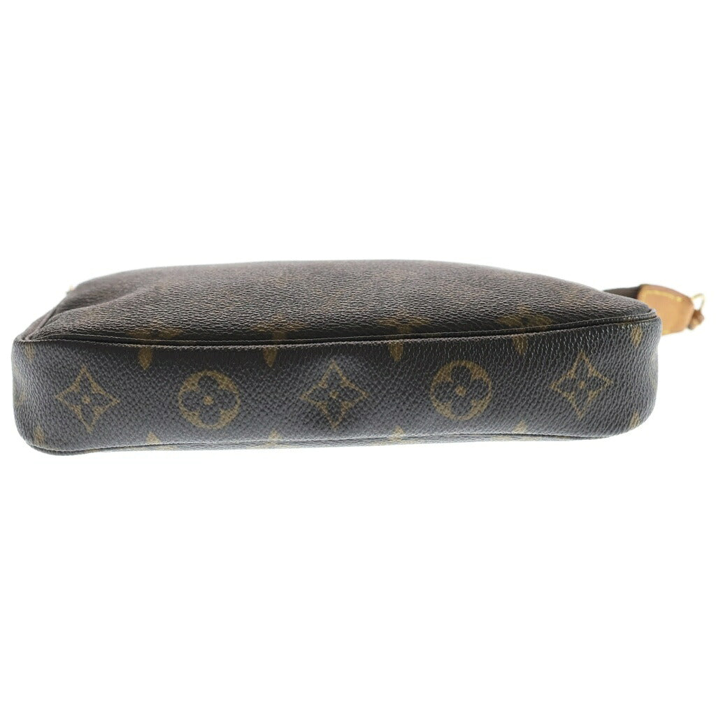 LOUIS VUITTON(ルイヴィトン) モノグラム ポシェットアクセソワール ハンドバッグ ポーチ ブラウン PVC×レザー M51980
