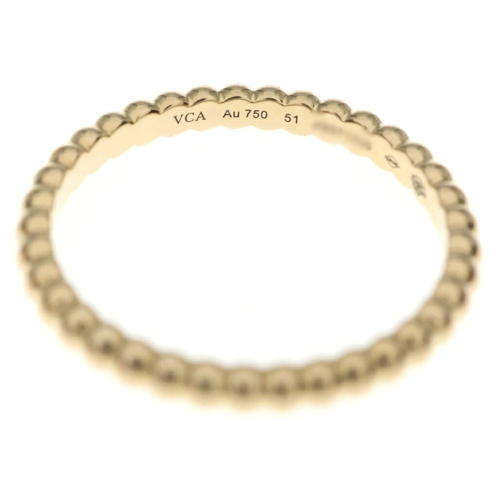 Van Cleef & Arpels(ヴァンクリーフアンドアーペル) ペルレ スモール リング K18 #51 VCARPJMG51