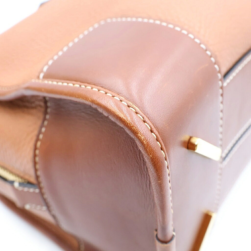 LOEWE(ロエベ) アマソナ28 ハンドバッグ ショルダーバッグ 2WAY レザー ブラウン 352.30.N03