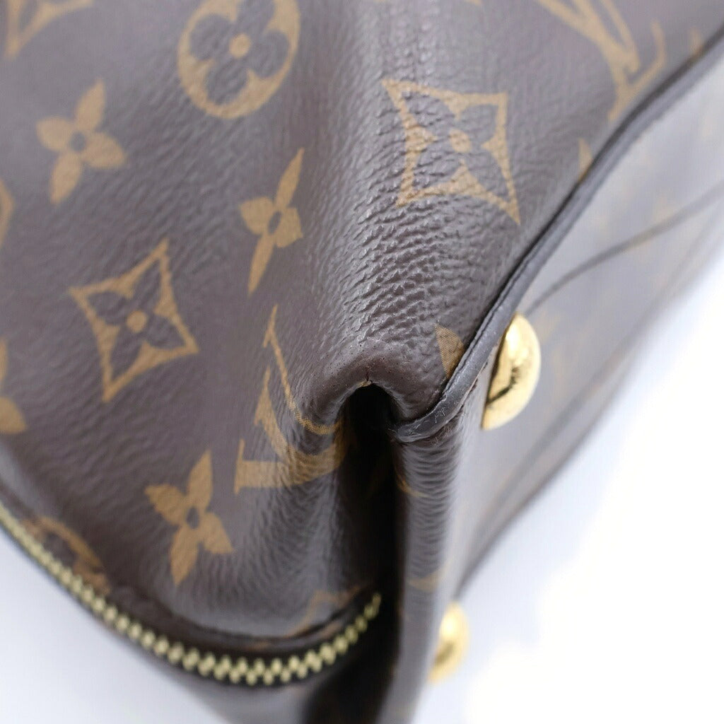 LOUIS VUITTON(ルイヴィトン) モノグラム ヴォルテール ハンドバッグ ワンショルダーバッグ ブラウン PVC×レザー M41208