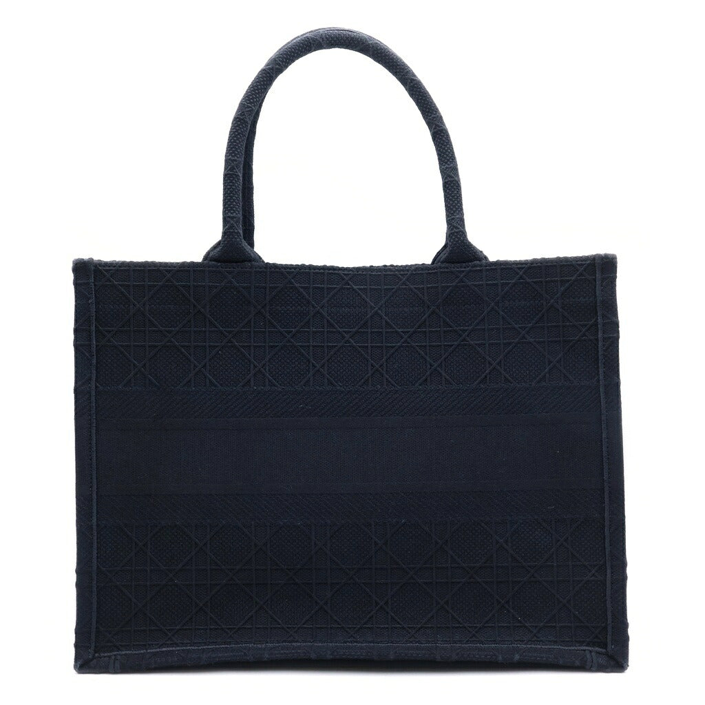 Christian Dior(クリスチャンディオール) ブックトート ミディアム ハンドバッグ トートバッグ ブラック キャンバス M1265zrhz