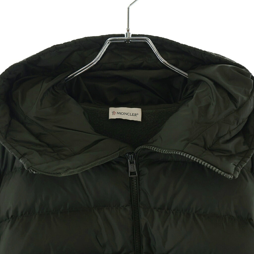 MONCLER(モンクレール) MAGLIA CARDIGAN ダウンジャケット アウター ジップアップ 袖切替 ナイロン コットン カーキ B20918403000 80967