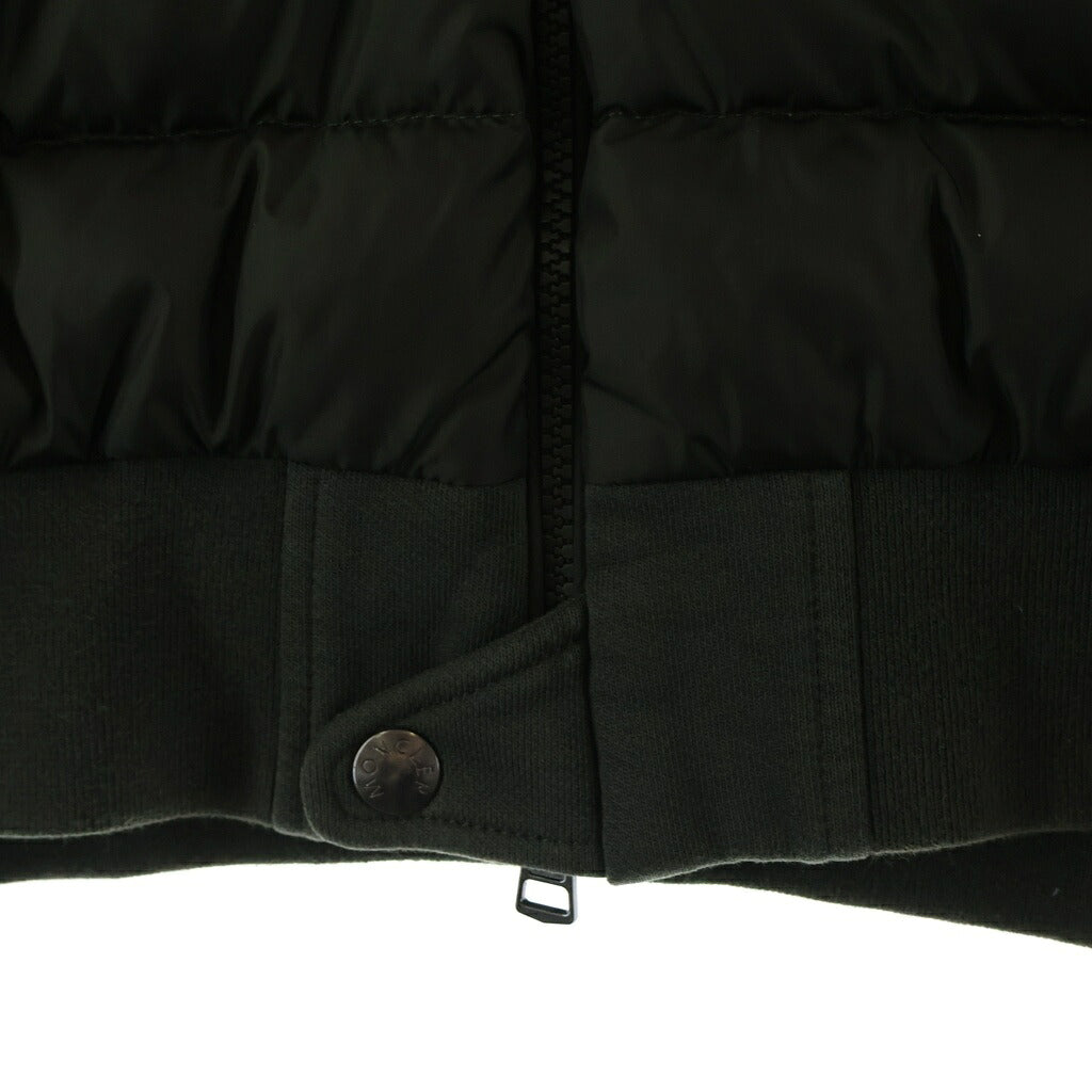MONCLER(モンクレール) MAGLIA CARDIGAN ダウンジャケット アウター ジップアップ 袖切替 ナイロン コットン カーキ B20918403000 80967