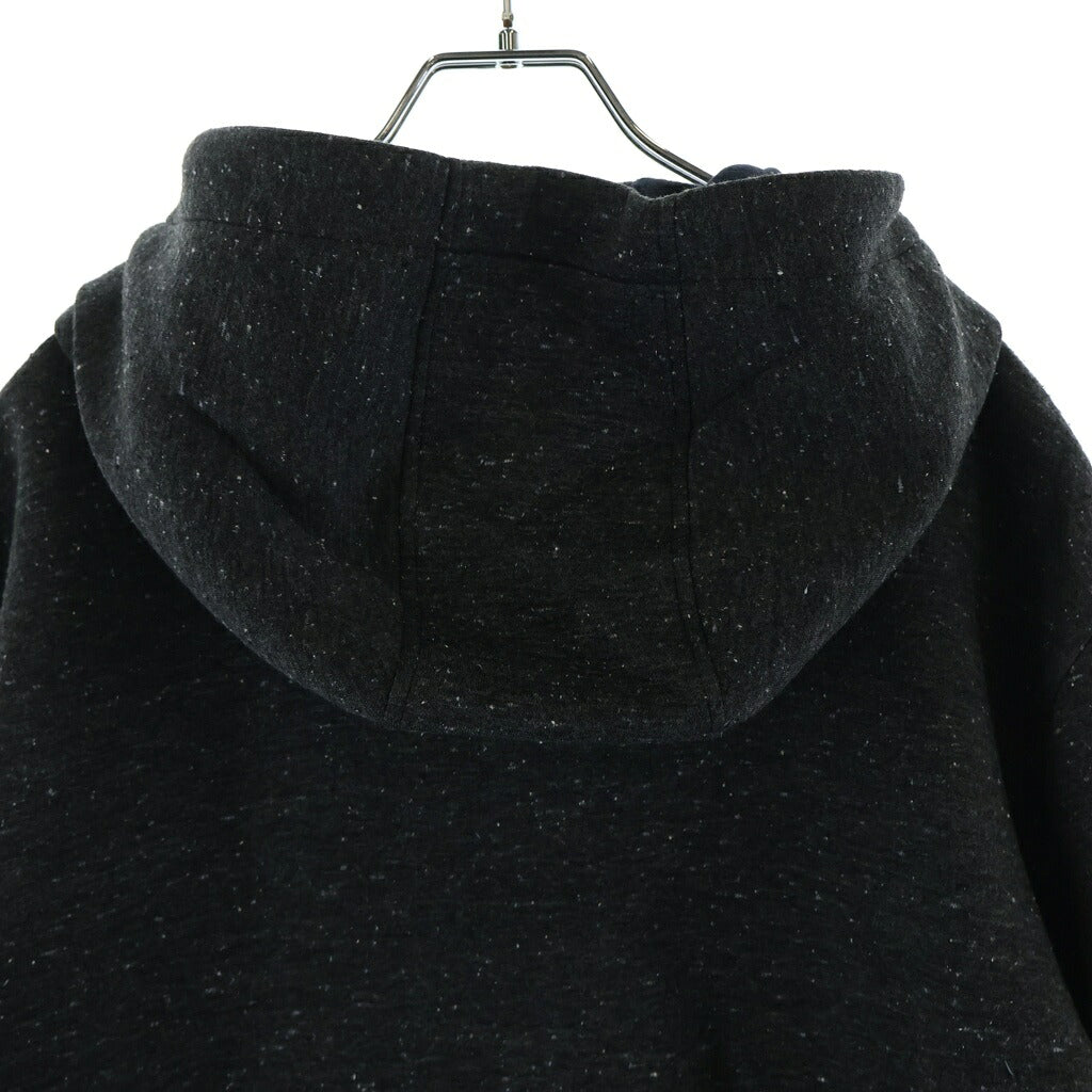MONCLER(モンクレール) フーディ パーカー ジップアップ 長袖 ロゴ ワッペン レーヨン コットン グレー B23918407400