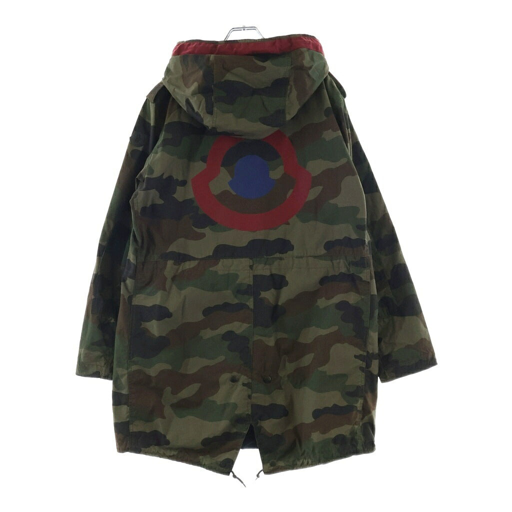 MONCLER(モンクレール) PIETER ロングコート アウター コットン ミリタリー 迷彩柄 カーキ C10914247205 549A0