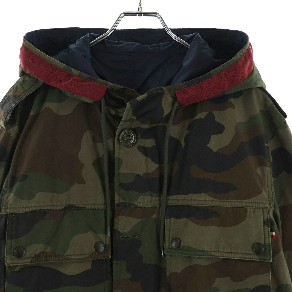 MONCLER(モンクレール) PIETER ロングコート アウター コットン ミリタリー 迷彩柄 カーキ C10914247205 549A0