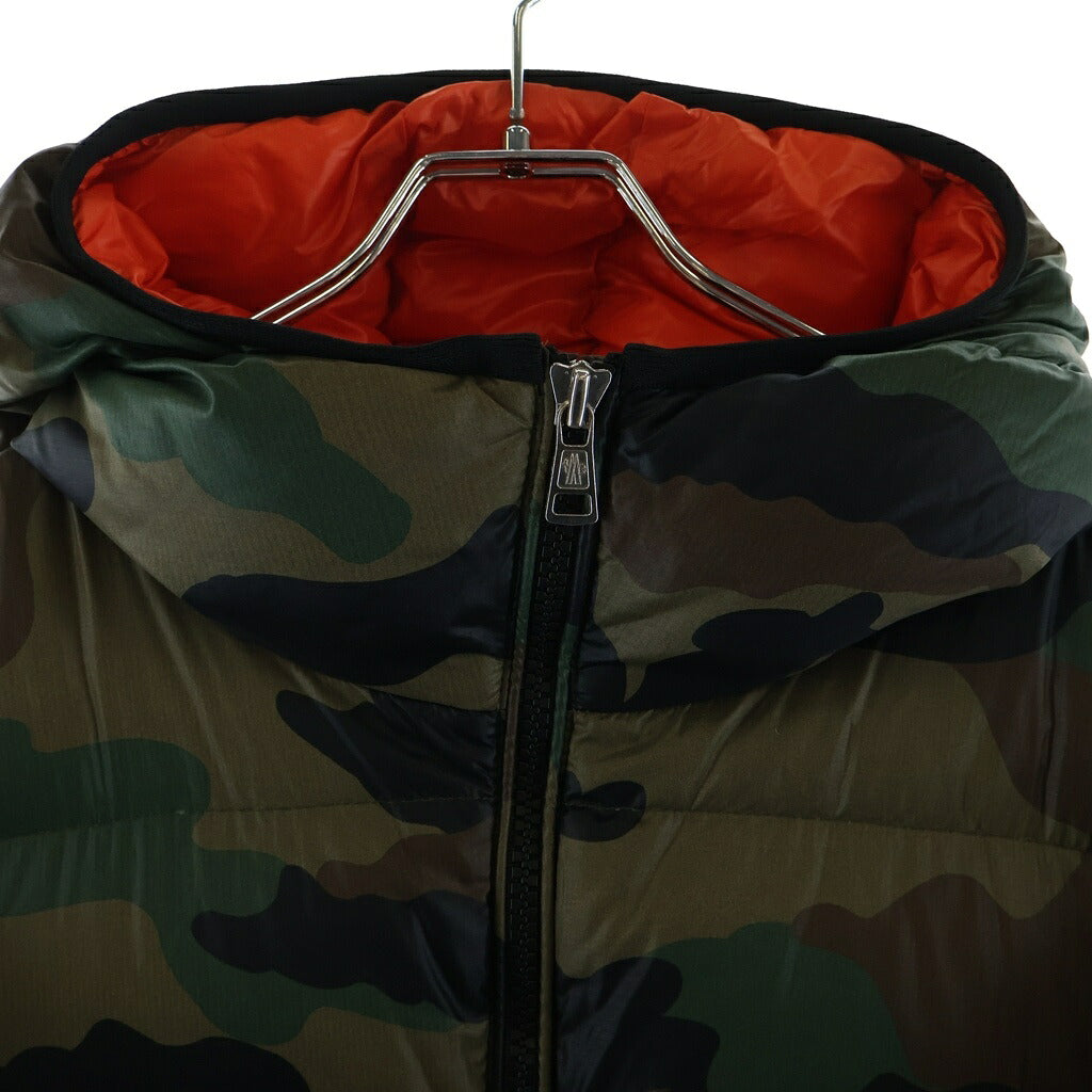 MONCLER(モンクレール) 17AW BLIER カモフラ ナイロン ダウンジャケット アウター カーキ/オレンジ C20914090505 53875