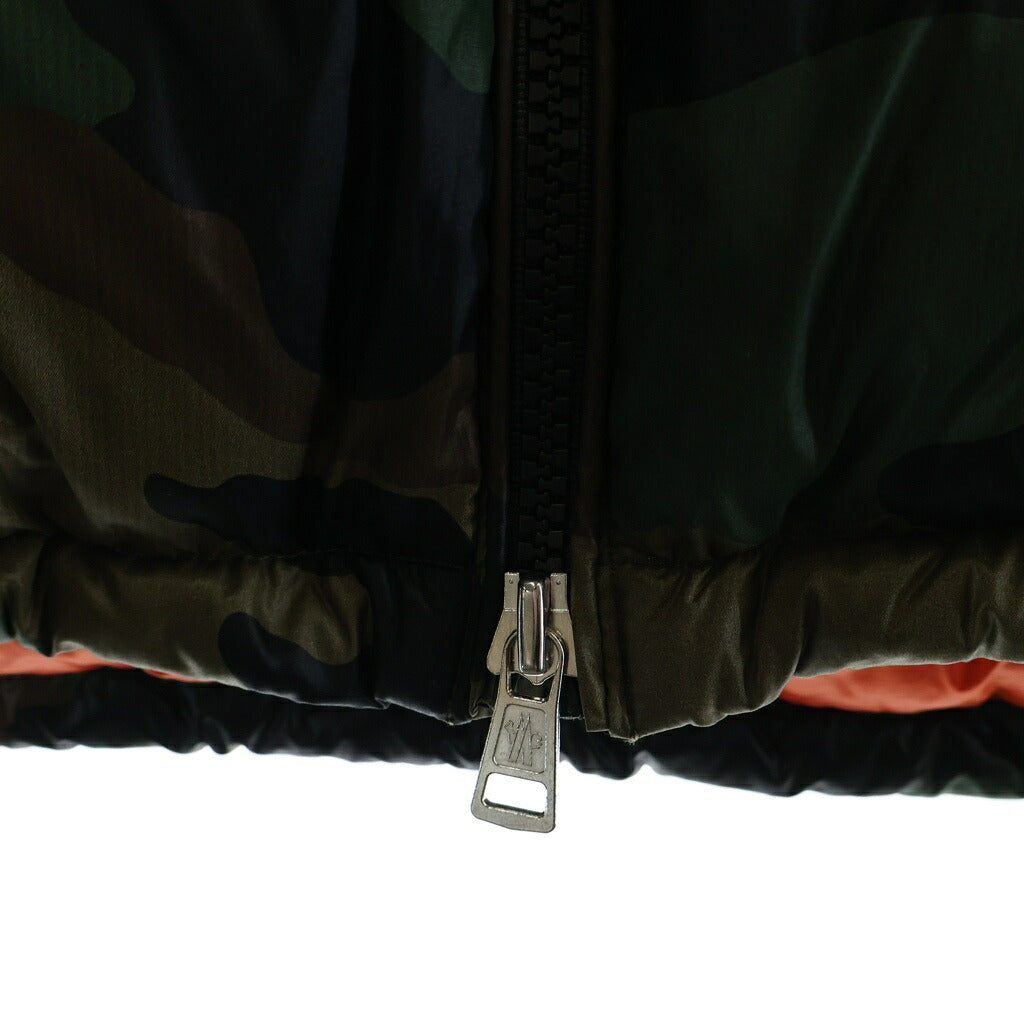 MONCLER(モンクレール) 17AW BLIER カモフラ ナイロン ダウンジャケット アウター カーキ/オレンジ C20914090505 53875