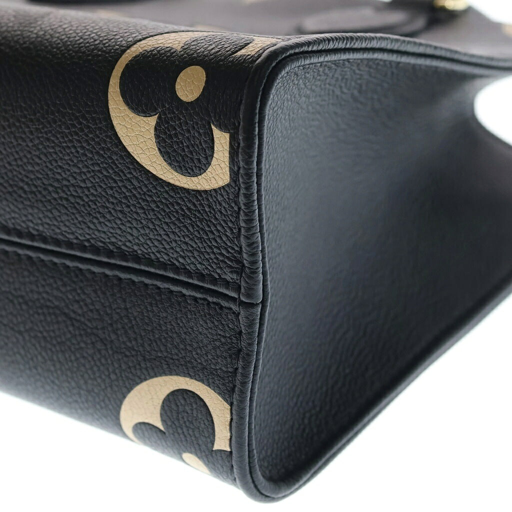 LOUIS VUITTON(ルイヴィトン) モノグラムアンプラント オンザゴーPM レザー 2WAY ハンド ショルダー トートバッグ ブラック M45659 RFID