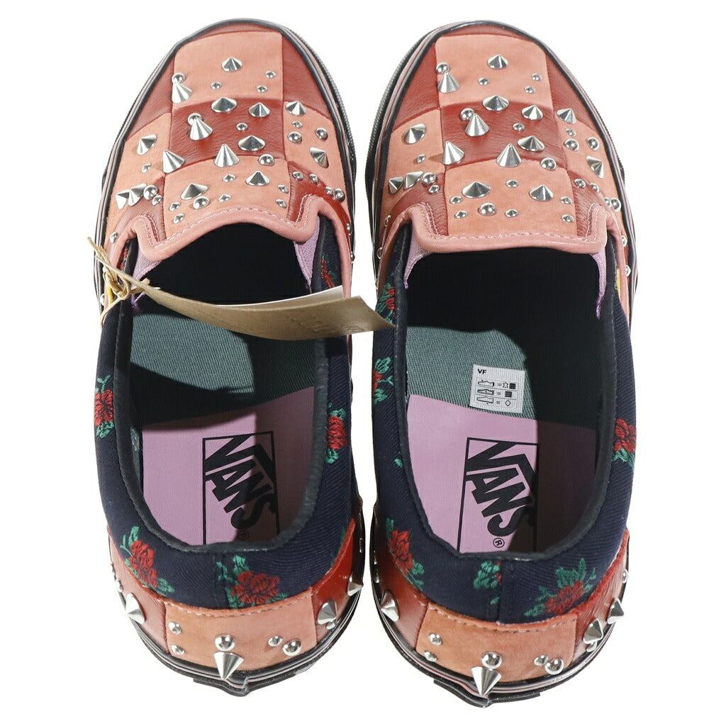 GUCCI(グッチ) × VANS VAULT OG Classic ネイビー/ピンク スリッポン スタッズ