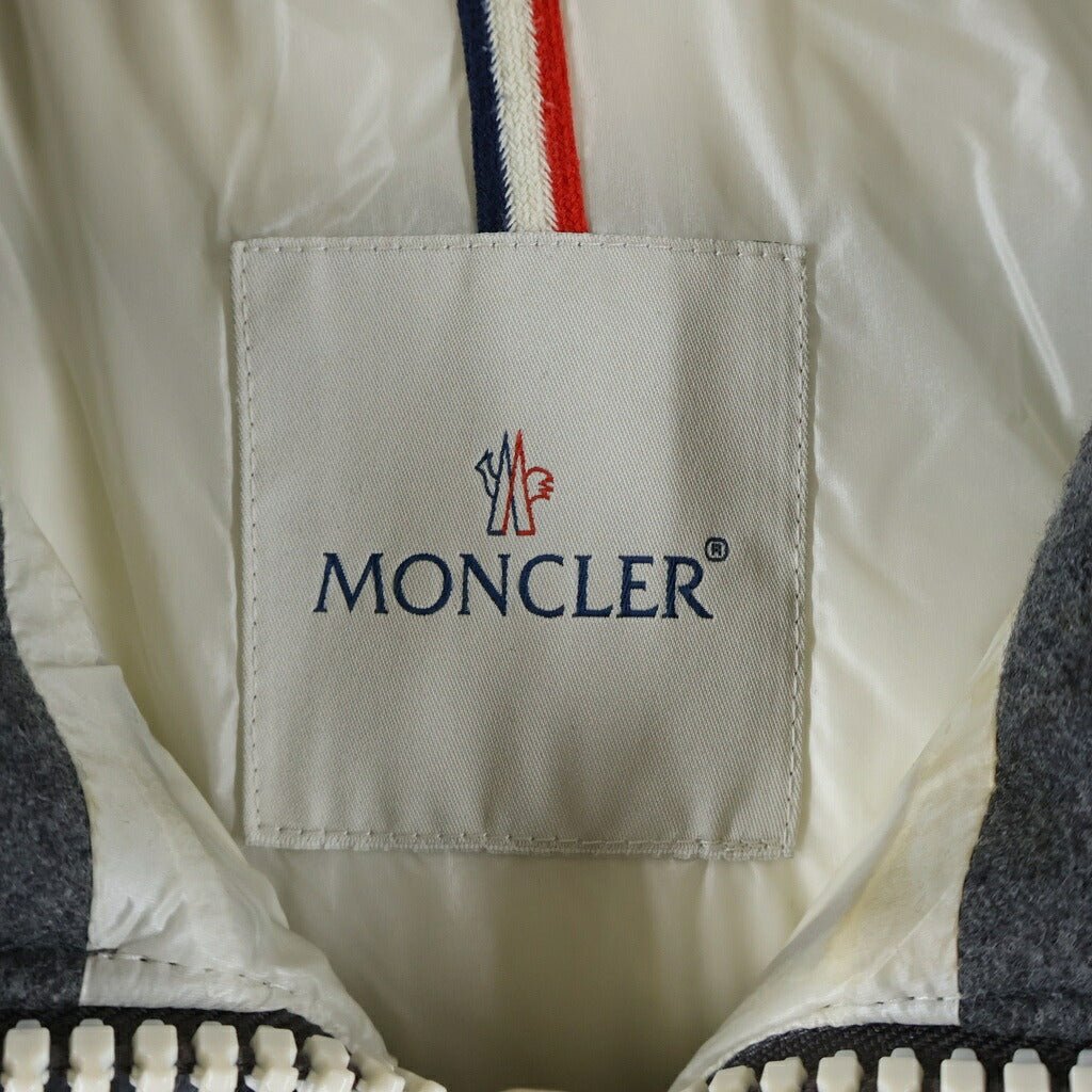 MONCLER(モンクレール) ×AMI Alexandre Mattiussi BASTIEN バスティン ジレ ロゴワッペン ダウンベスト グレー