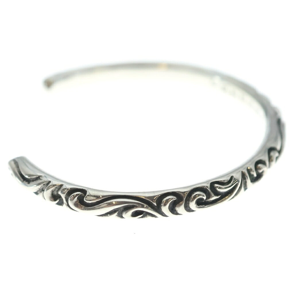 CHROME HEARTS(クロムハーツ) BANGLE SCROLL ブレスレット バングル SV925 シルバー 18.5g