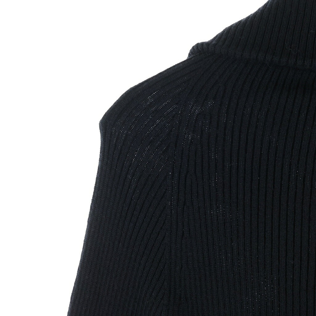 Yohji Yamamoto(ヨウジヤマモト) ドライバーズニット ジップアップニット ブラック FV-K02-190