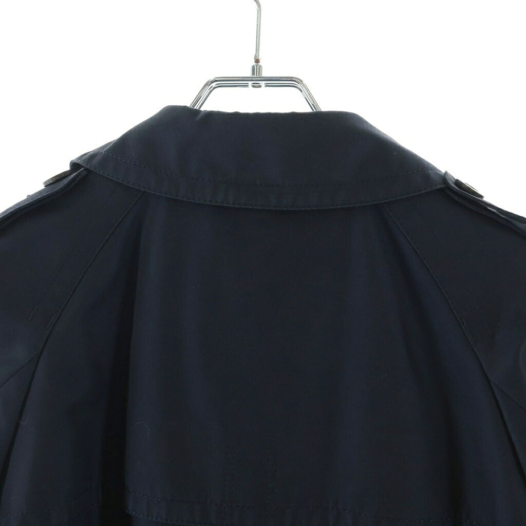 Acuascutum(アクアスキュータム) ロングダブルブレストトレンチコート ネイビー