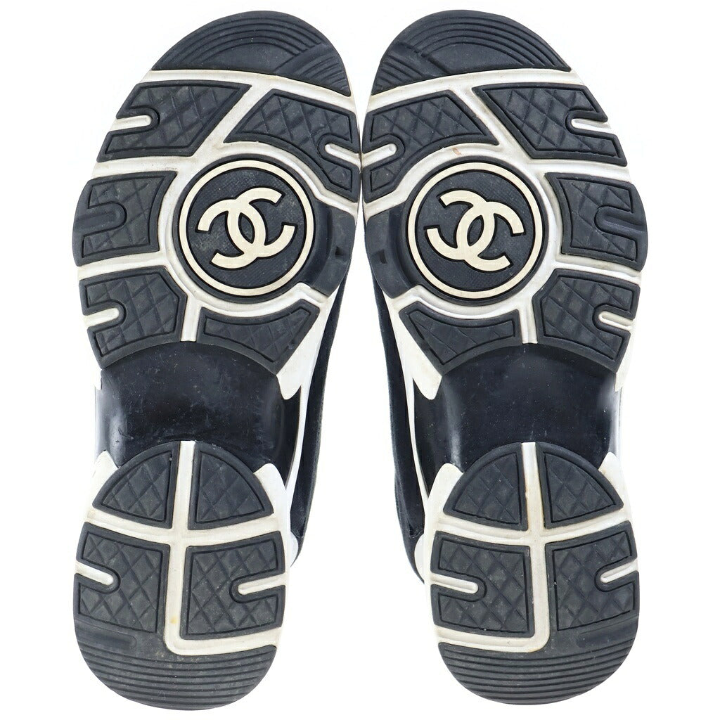 CHANEL(シャネル) ココマーク ファブリック ローカットスニーカーシューズ ブラック G35346