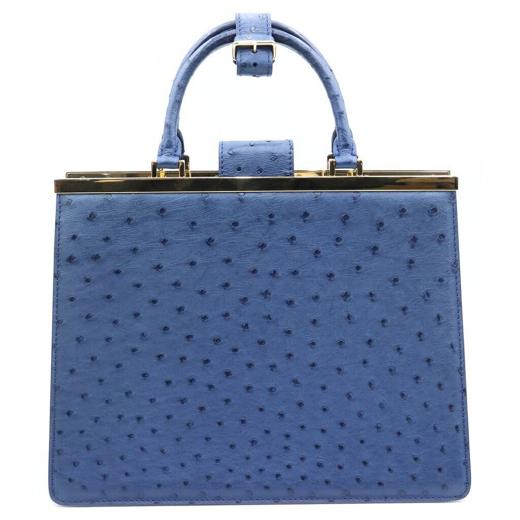 LOUIS VUITTON(ルイヴィトン) ディーセス ハンドバッグ ゴールド金具 ブルー レザー