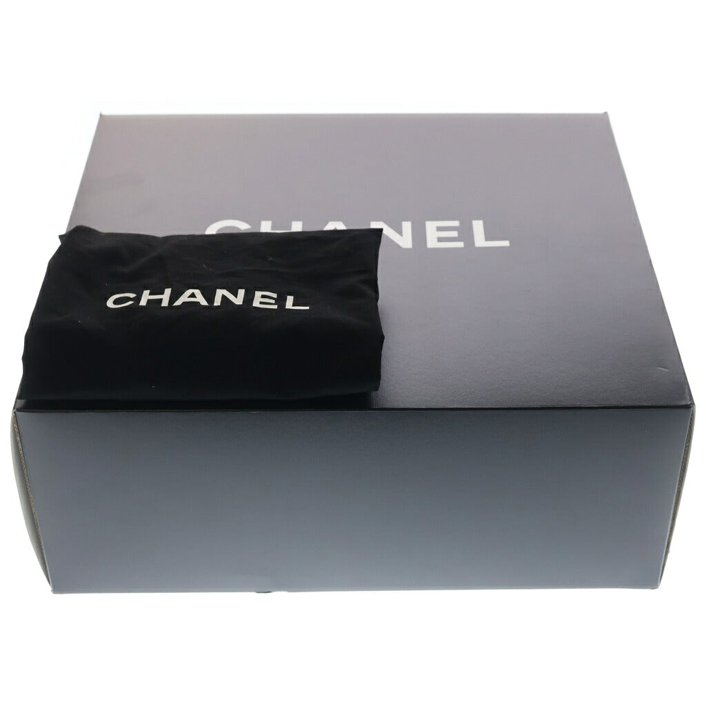 CHANEL(シャネル) マトラッセ キャビアスキン レザー チェーントート バッグ ブラック シルバー金具 18番台