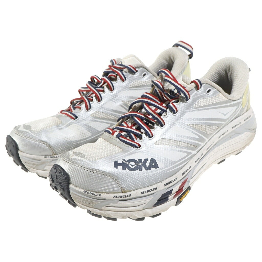 HOKA ONE ONE(ホカオネオネ) ×モンクレール Mafate Speed2 マファテ スピード ローカットスニーカー アイボリー