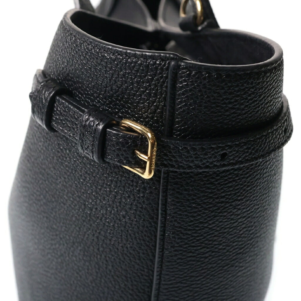 CELINE(セリーヌ) ミニ カバ アナイス ハンドバッグ ショルダーバッグ 2way キュルイ トリオンフ ブラック 121743ENY