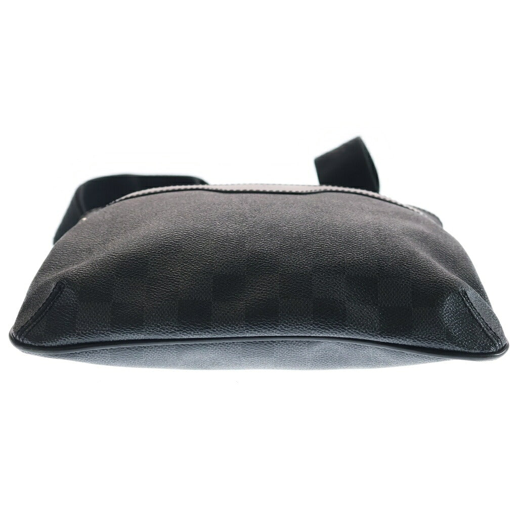 LOUIS VUITTON(ルイヴィトン) ダミエグラフィット トマス PVC レザー ショルダーバッグ ブラック N58028