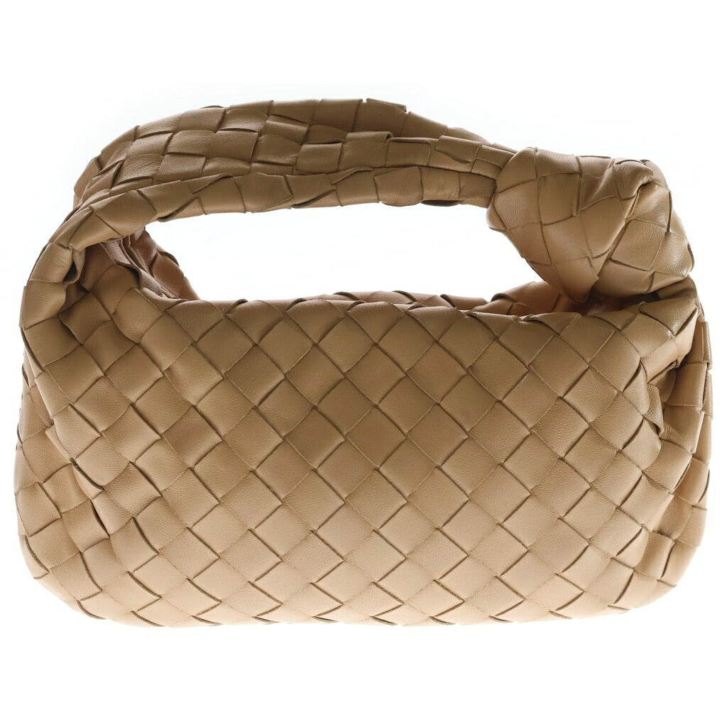 BOTTEGA VENETA(ボッテガヴェネタ) イントレチャート ミニジョディ レザー ハンドバッグ ベージュ ゴールド金具