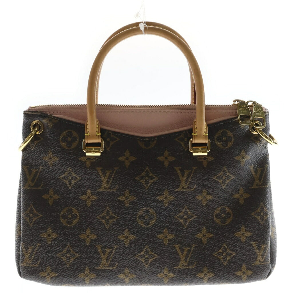 LOUIS VUITTON(ルイヴィトン) モノグラム パラスBB PVC レザー ローズバレリーヌ 2WAY ハンド ショルダーバッグ ブラウン/ピンク M40464