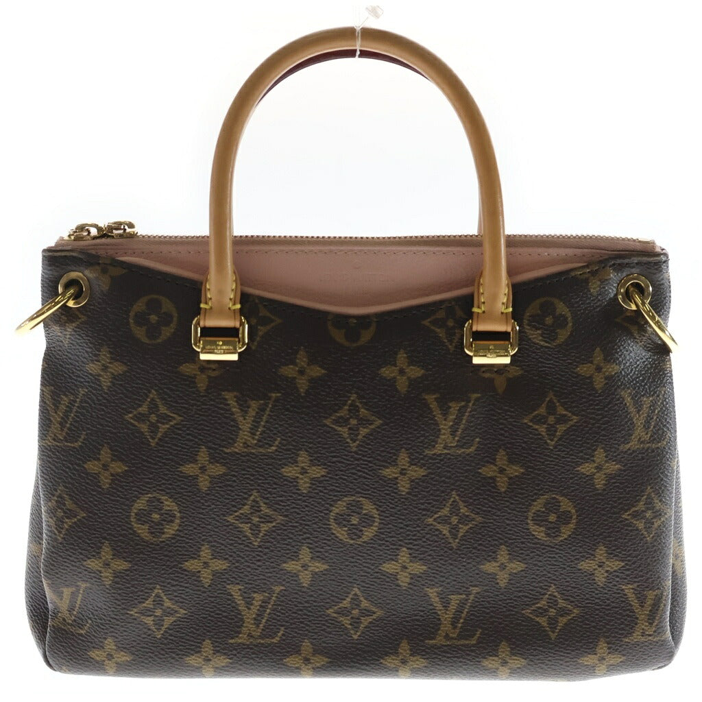 LOUIS VUITTON(ルイヴィトン) モノグラム パラスBB PVC レザー ローズバレリーヌ 2WAY ハンド ショルダーバッグ ブラウン/ピンク M40464