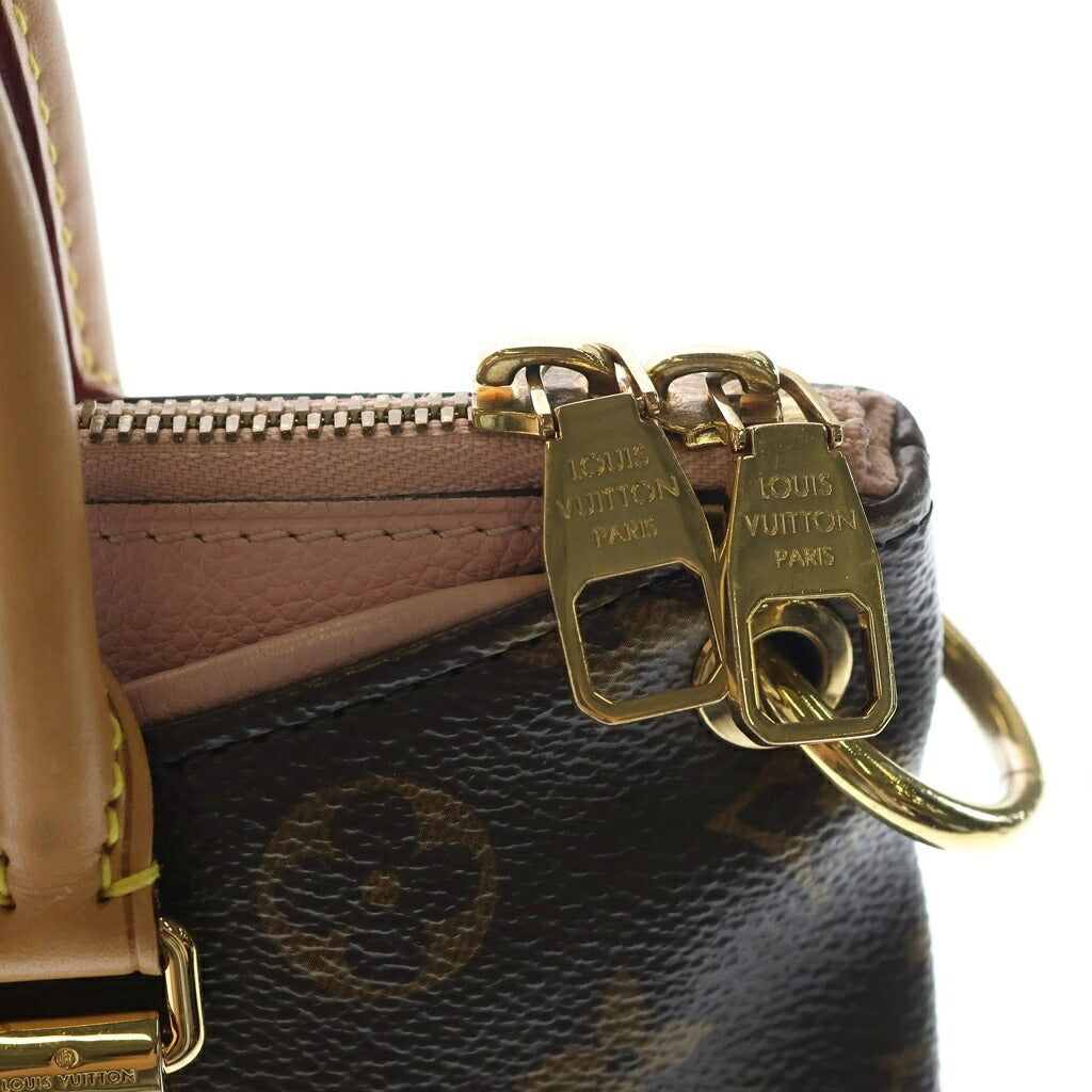 LOUIS VUITTON(ルイヴィトン) モノグラム パラスBB PVC レザー ローズバレリーヌ 2WAY ハンド ショルダーバッグ ブラウン/ピンク M40464