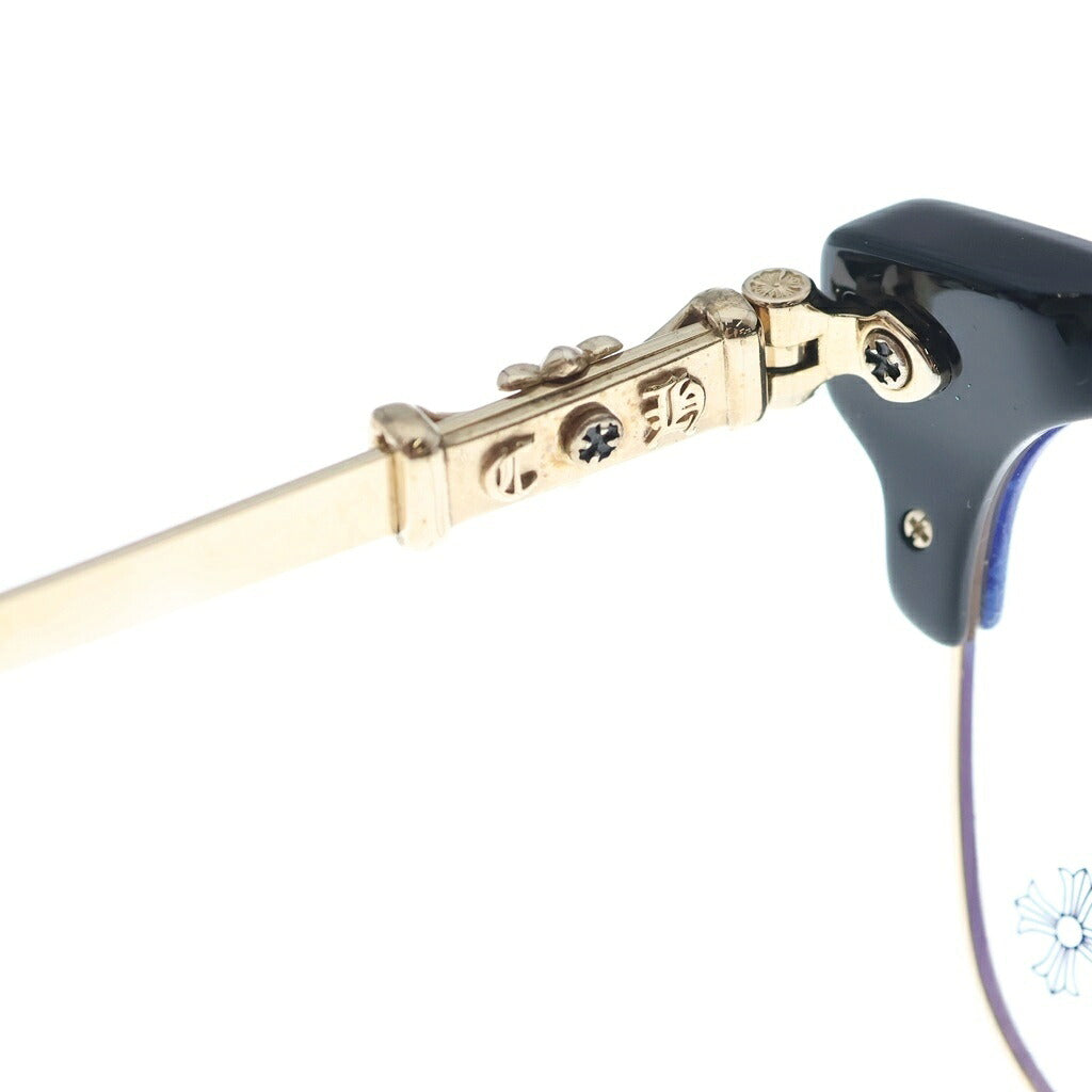 CHROME HEARTS(クロムハーツ) BONENNOISSEUR II サングラス メガネ アイウェア ブラック×ゴールド