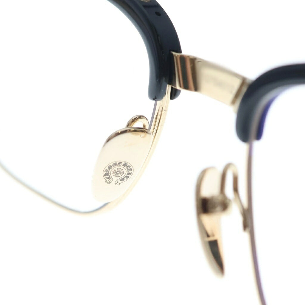 CHROME HEARTS(クロムハーツ) BONENNOISSEUR II サングラス メガネ アイウェア ブラック×ゴールド