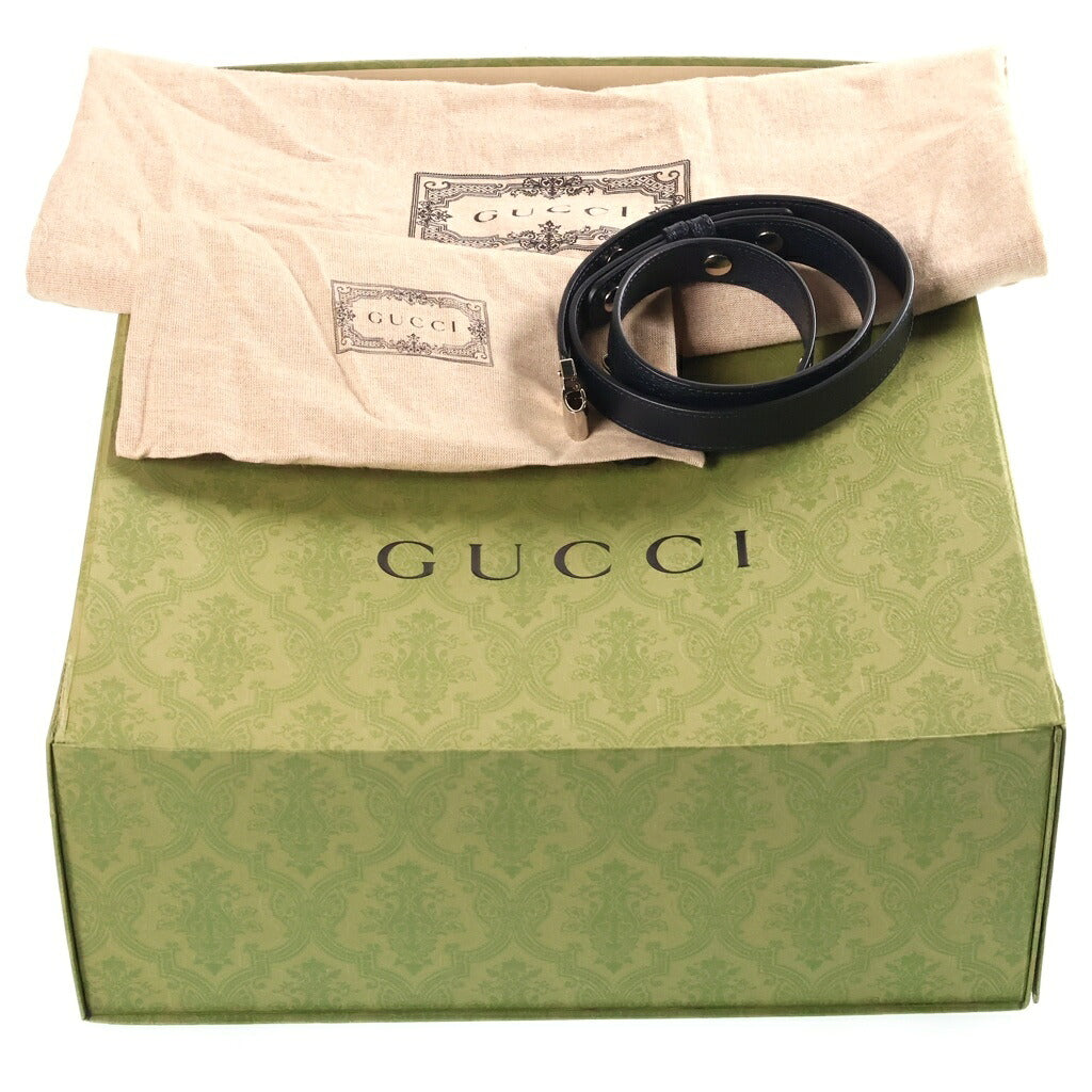 GUCCI(グッチ) アタッシェ ミディアム ショルダーバッグ GGスプリーム PVCレザー ベージュ 702823