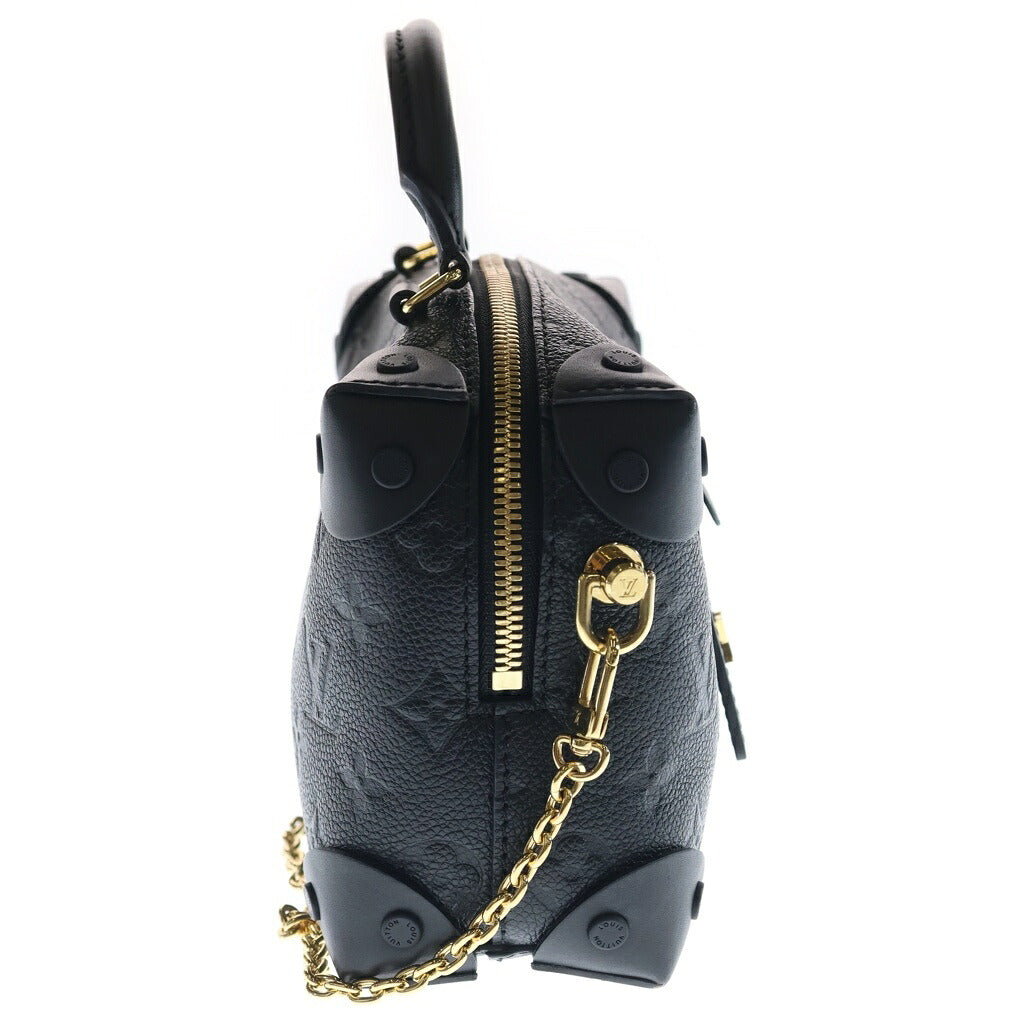 LOUIS VUITTON(ルイヴィトン) モノグラムアンプラント プティット マル スープル レザー 2WAY ハンド チェーン ショルダーバッグ ゴールド金具ブラック M45393 RFID