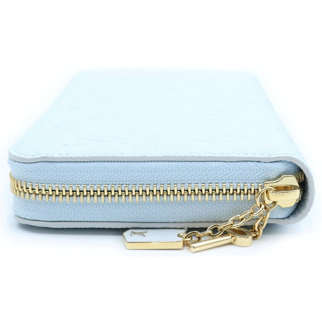 LOUIS VUITTON(ルイヴィトン) ジッピーウォレット 長財布 モノグラム アンプラント ウォッシュドブルー M11969
