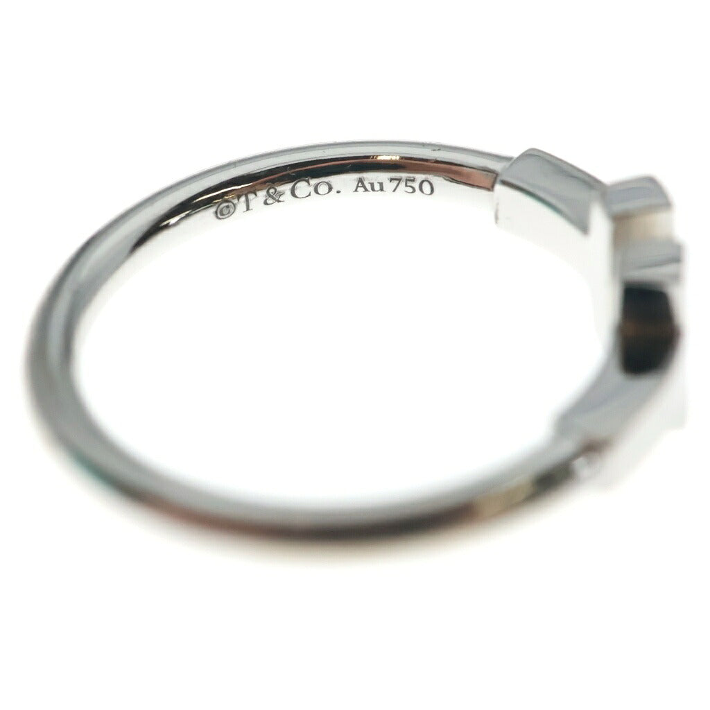 TIFFANY & Co.(ティファニー) Tワイヤー リング 指輪 Au750 K18 ホワイトゴールド