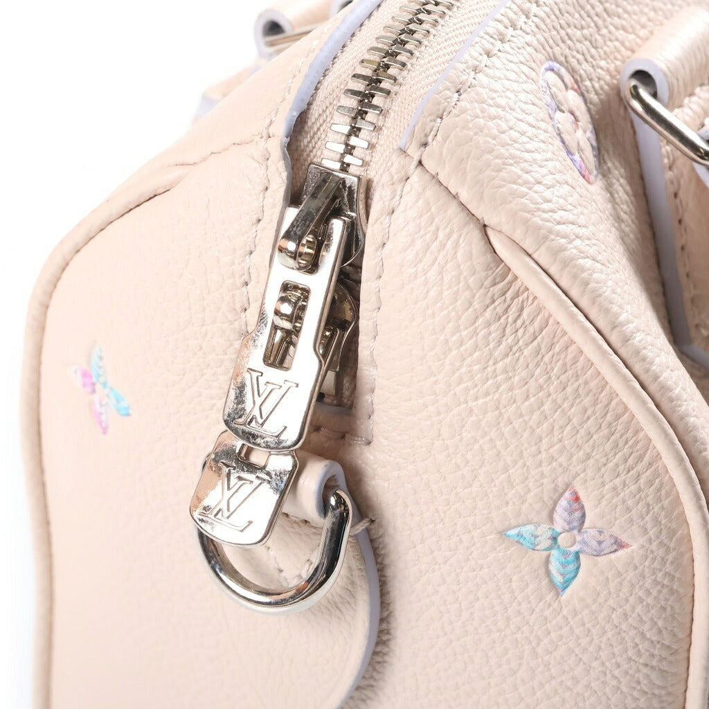 LOUIS VUITTON(ルイヴィトン) モノグラムアンプラント スピーディバンドリエール 20 2wayハンドバッグ ベージュ PVCレザー RFID M2A099